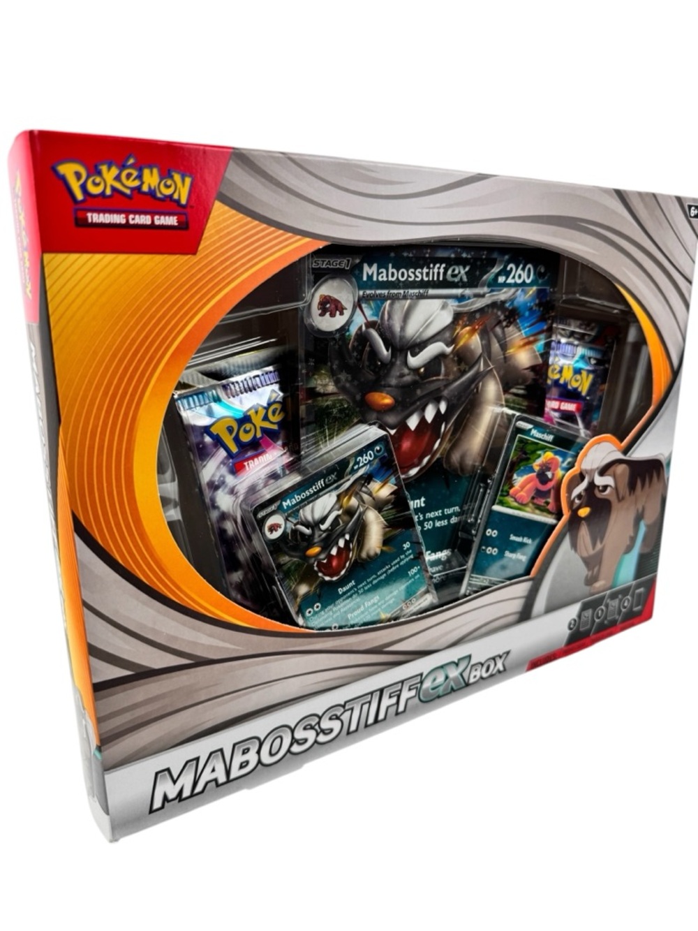 Pokemon TCG Mabosstiff ex Collection Box Kit Promo Factory Sealed Oversize Card